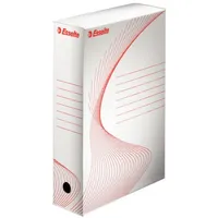 Esselte Leitz 25 Archivboxen weiß 8.0 x 25.0 35.2 cm (128080)