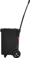 reisenthel carrycruiser, Einkaufsroller, Einkaufswagen, Trolley, Einkaufstrolley, Frame Black/Black, 40 L, OE7040