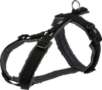 hundegeschirr Premium Trekking 62-74 cm Nylon schwarz/grau