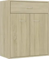 vidaXL Kredens dąb sonoma 60x30x75 cm materiał drewnopochodny