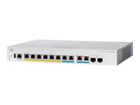 Cisco CBS350 Managed L3 Gigabit Ethernet (10/100/1000) Ethernet-Anschluss, unterstützt Stromversorgung über diesen Anschluss (PoE) 1U Schwarz, Grau