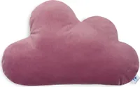 Pepi Kuschelkissen in Wolken Form - Handgenäht Antiallergenes Kissen 55×36 cm - weiches Kinderkissen Dekokissen für Babys Plüschwolke - Nube Old Rosa