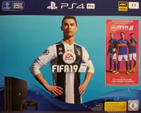 SONY PS4 1TB PRO+FIFA 19+PS PLUS VOUCHER, barva:černá
