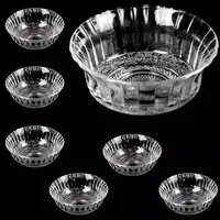 7 x Salatschale SET Dessertschale Glasschalen Müslischalen Salat Obstschale