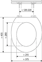 WC-Sitz Venezia, beige