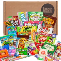 Giant Box | Kennenlernbox mit 40 beliebten Süßigkeiten aus USA und Korea | Geschenkidee für besondere Anlässe wie zum Geburtstag