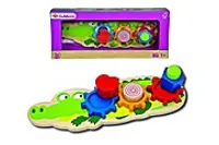 Eichhorn 100005406 - Formpuzzle, Krokodil, bunt 4003046054064