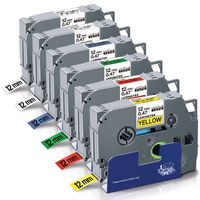 5x TZ-231 TZe-231 12mm Schriftband Kompatibel für Brother P-touch PT-H100LB 1010 