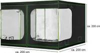 Gewächshaus Indoor Grow Pflanzenzelt Zuchtzelt Zelt Schrank