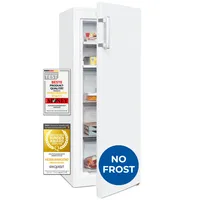 Exquisit Gefrierschrank GS5231-NF-H-040D weiss | 161 l Nutzinhalt | NoFrost | Alarm-Funktion | Schnellgefrieren | 4-Sterne-Gefrieren