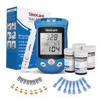 Sinocare Blutzucker- und Harnsäure-Messgerät Set - Safe AQ UG 2in1