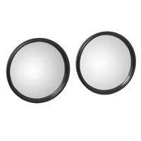 Toter-Winkel-Spiegel, rund, Weitwinkelspiegel zum Aufkleben auf den  Seitenspiegel, 2 Stück