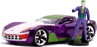 Jada Toys Joker 2009 Chevy Corvette Stingray mit Figur Diecast Modellauto JADA31199