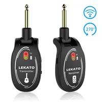 LEKATO L6 UHF Wireless Gitarren-/Bass-Systeme Audio-Drahtloser Sender-/Empfänger