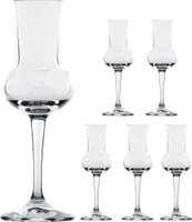 Grappaglas Riserva geeicht auf 2cl + 4cl  -  6 Stück