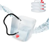 relaxdays Faltbarer Wasserkanister 4er Set 20 l