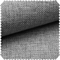 novely® MUDAU - Grob Gewebter Polsterstoff - Melierter Möbelstoff mit Flachgewebe - Pflegeleichte Meterware 1lfm - Farbe: 08 Grau