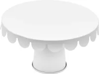 Kuchen-Muffinständer 22cm WEISS