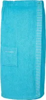 Schiesser Frottier Saunakilt Rom für Damen | 100% Baumwolle aus nachhaltiger Produktion | weich, saugstark, 3-fach weitenverstellbar | 36-44  | Türkis