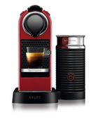 Krups XN7615.19 Nespresso Citiz & Milk Kaffeekapselmaschine (1260 Watt, Wassertankkapazität: 1l, Pumpendruck: 19 Bar) rot