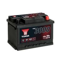 Starterbatterie YBX3000 SMF Batteries von Yuasa (YBX3075) Batterie Startanlage Akku, Akkumulator, Batterie,Autobatterie
