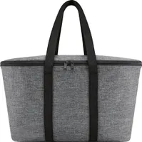 reisenthel coolerbag, Kühltasche, Isolierte Tasche, Picknicktasche, Einkauftasche, Thermotasche, Polyestergewebe, Twist Silver, 20 L, UH7052