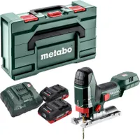 Wyrzynarka akumulatorowa Metabo ST 18 L 90 18 V 90 mm + 2x akumulator LiHD 4,0 Ah + ładowarka + metabox