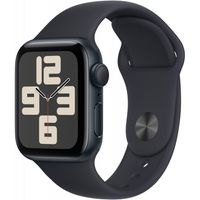 Apple Watch SE 2023 Sportarmband S/M 40 mm Aluminium GPS Smartwatch mitternacht/mitternacht US-Ware