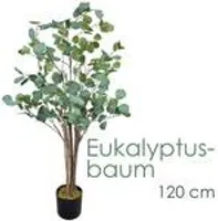 Eukalyptus strom Eukalyptus umelý strom umelá rastlina umelá rastlina 120 cm vnútorná dekorácia umelá rastlina ako skutočná v kvetináči Decovego
