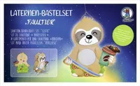 Ursus 187400003F - Laternen-Bastelset Faultier, Komplett-Set zum Selber-Basteln einer Laterne, inkl. Anleitung, ideal für Festumzüge oder als herbstliche Dekoration, Mittel