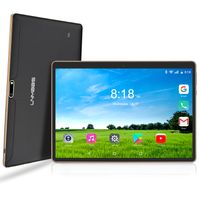 LNMBBS Tablets 10 Zoll , Android 10.0, 4G Dual SIM, 64GB, 4GB RAM, WIFI/Bluetooth, GPS, Type-C/SD, X109, Farbe: Schwarz