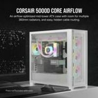 Corsair Case 5000D Airflow Core TempGlass White