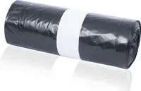 10000 Müllbeutel LDPE Folie 120 Liter mit Zugband Abfallsäcke Müllsäcke schwarz