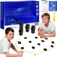 Magnetisches Schachspiel, 20 Stück Magnetspiel Puzzle Magnetic Schachspiel Tragbares Schach Magnetisch Magnetisches Spiel für Partyzubehör