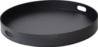 LOFT42 Tray Metall Tablett – schwarz – Ø60 cm