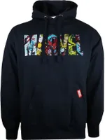 Marvel - Kapuzenpullover Logo für Herren TV722 (L) (Marineblau)