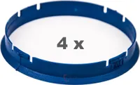 4 Zentrierringe für Alufelgen 73.00 mm auf 71.60 mm Kunststoff (73,00/71,60)