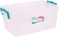Aufbewahrungsbox Aufbewahrungsbehälter Transparentbox Kunststoffbox Klappbox Plastikbox mit Deckel 8L