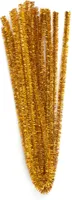 VBS Metallic-Chenille Draht, Ø 8mm, 50cm, gold, 10 St