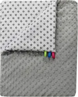 Cosing Decken minky 100x75 cm - grau