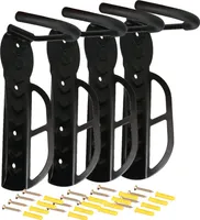 KOTARBAU® 4er Set Wand-Fahrradhalter 30 kg Fahrradaufhängung für Wandmontage, Fahrrad-Wandhalterung für die Garage
