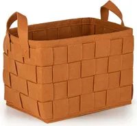 N8WERK Filz-Aufbewahrungstasche M - 35 x 25 x 25 cm - Rost