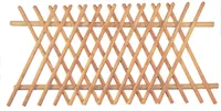 T&J Jägerzaun braun 250 x 120 cm Latten 55 mm, ohne Querriegel