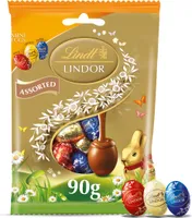 Lindt Lindor czekolada mleczna ciemna i biała nadziewana 90 G