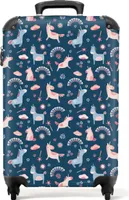 NoBoringSuitcases.com - Kinderkoffer Prinzessin - Passt in 55x40x20 cm und 55x35x25 cm - Reisekoffer Hartschalenkoffer - Handgepäckkoffer Kinder - Reisebedarf - Reisegeschenk - Trolley auf Rädern - Reisekoffer mit Rädern - Rollkoffer - Kindertrolley MädchenHandgepäck Koffer 55x35x20 cm, 36L,