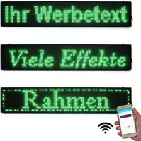 LED-Laufschrift 99x19 cm Grün WiFi Wlan Innen P10