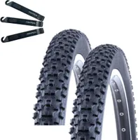 2 x Kenda K-1027 MTB Fahrradreifen Schwarz 52-584 (27.5 x 2.10) inkl. maxxi4you Reifenheber