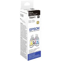 Epson Tinte schwarz T 664 70 ml               T 6641