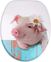 SANILO® WC-Sitz mit Absenkautomatik Schwein