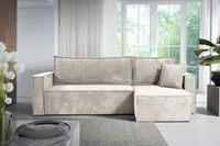 Intenso Ecksofa mit Schlaffunktion Innez, Hellgrau